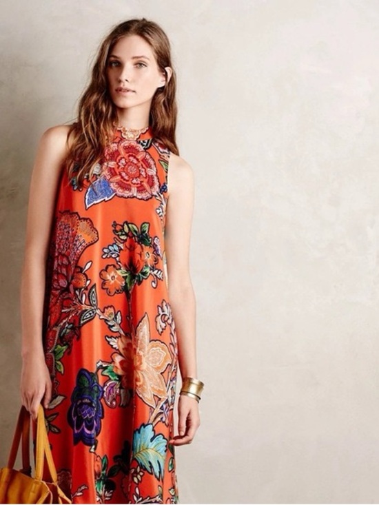 Anthropologie Dresses & Skirts - Anthropologie Floral Sleeveless A-Line Dress